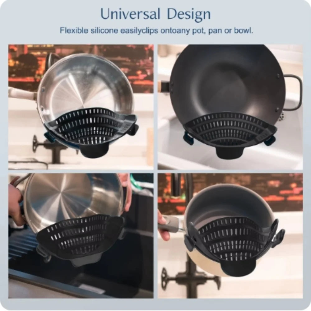 Adjustable Silicone Pot Strainer