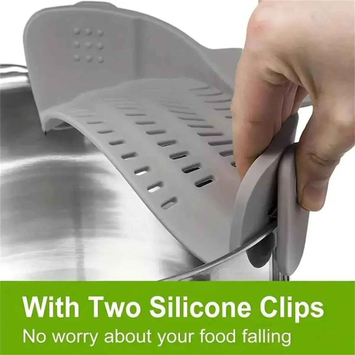 Adjustable Silicone Pot Strainer