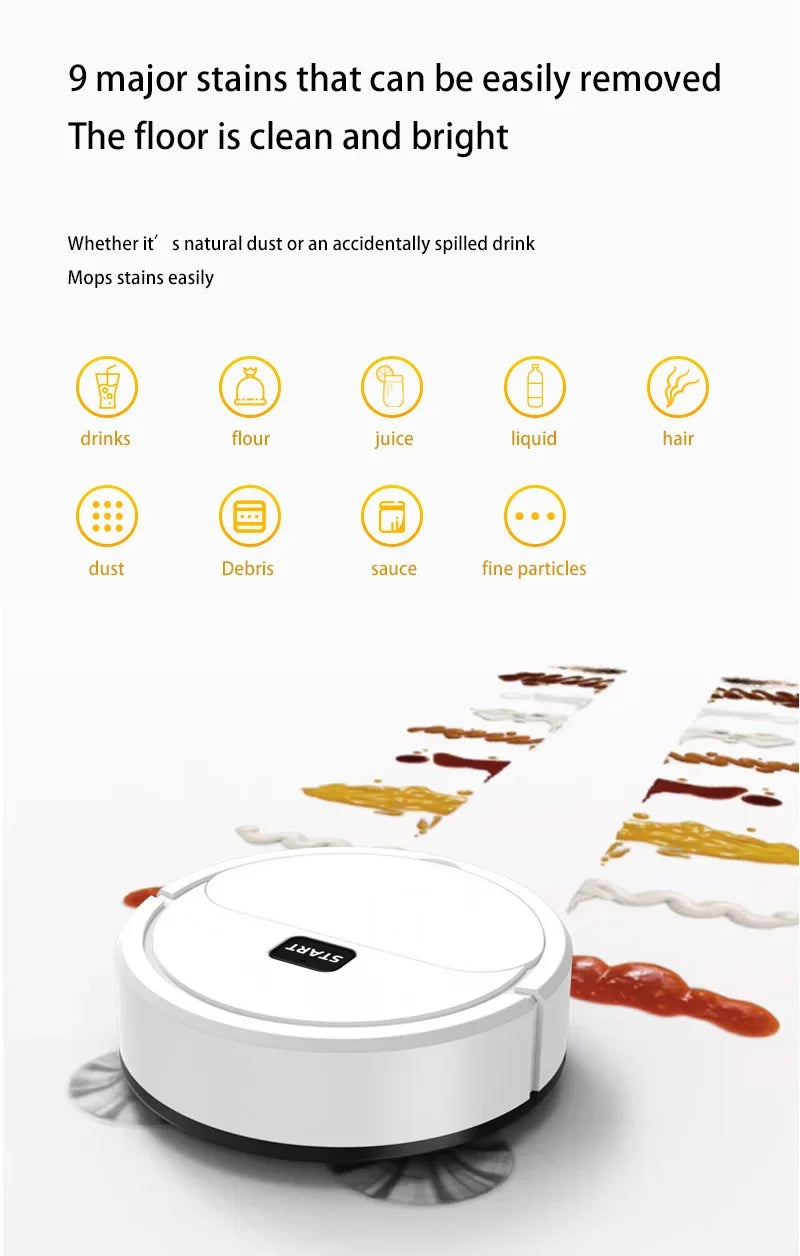 Smart Mini Robot Vacuum Cleaner