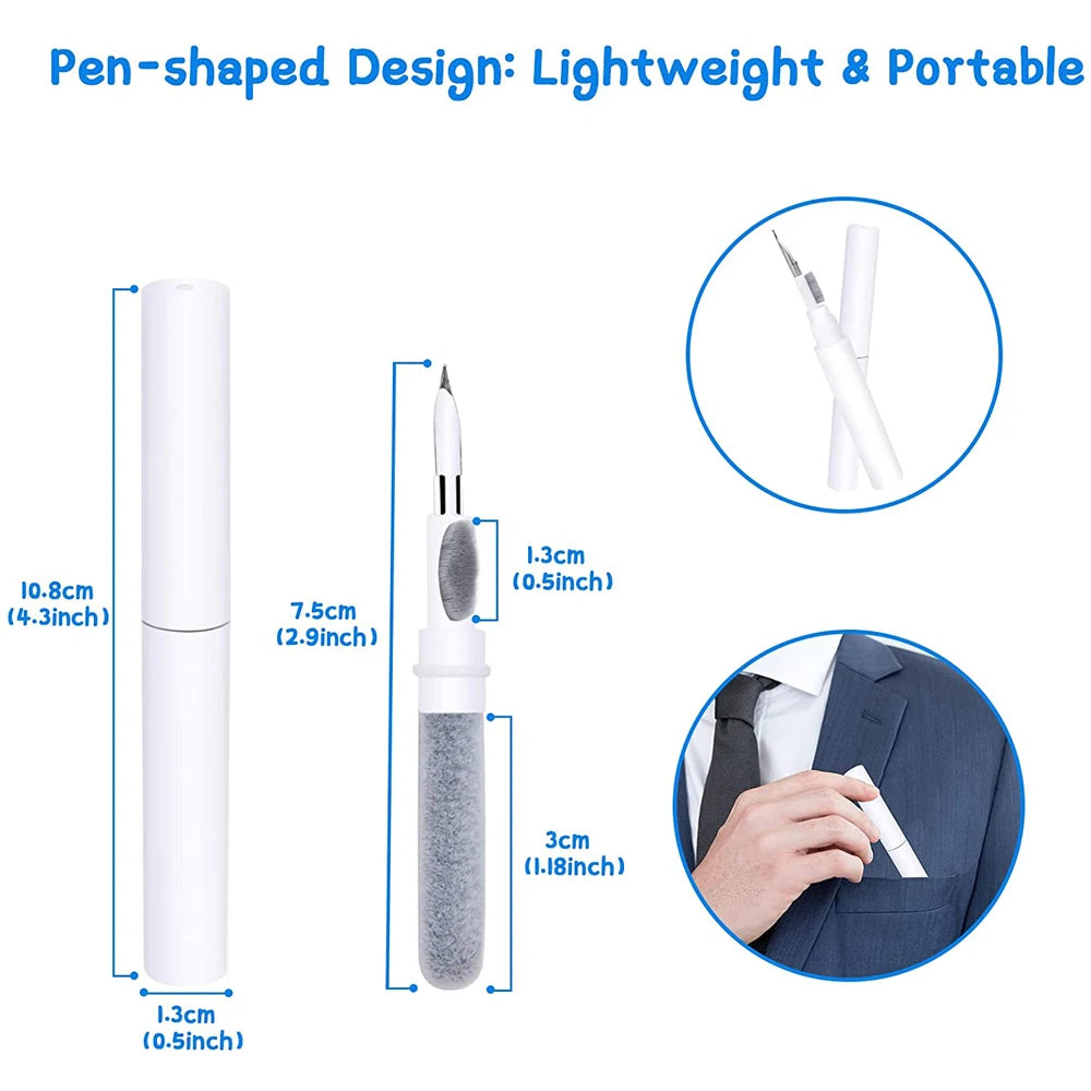 3-iI-1 Portable Headset Cleaning Pen