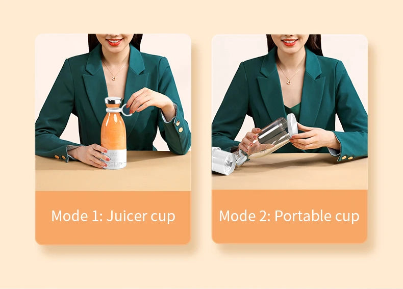 Portable Mini Electric Juicer Blender